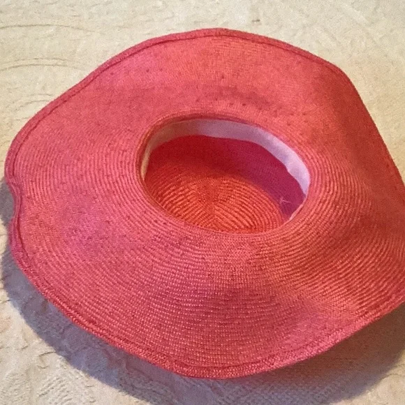 Polly Singer Custom Made Pink Hat w/ White Flowers display picture 3